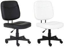 Armless Office Chair PU