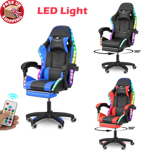 Gaming chair rgb led lights - w/,